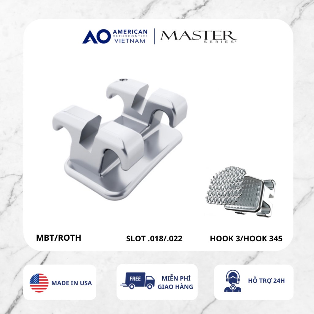 Mắc cài kim loại Master Series (20 chiếc/bộ)